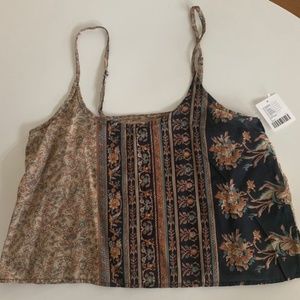 Urban Outfitters Skylar Mixed Patter Cami with Tag